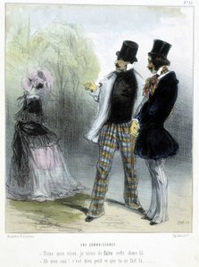 Une connaissance - dans "Madeleines" par Cham, v.1870-1880 - Amédée de Noé