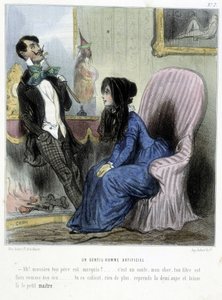 Un gentilhomme artificiel - dans "Madeleines" par Cham, v.1870-1880 - Amédée de Noé
