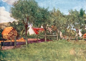 A Ferme (lithographie couleur)