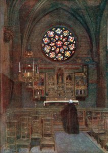 La chapelle cathédrale Saint-Joseph, Anvers (lithographie couleur) - Amedee (after) Forestier