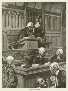 Augusta au tribunal
