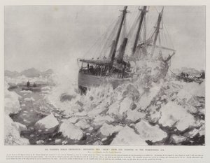 Expédition polaire du Dr Nansen, libérant le Fram de la pression de la glace environnante