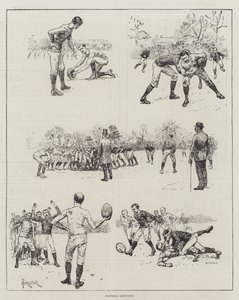 Croquis de Football - Amedee Forestier