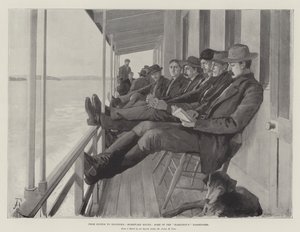 De Euston à Klondike, retour à la maison, certains des passagers de Hamilton