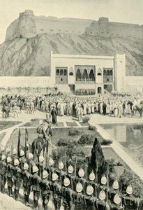 Le général Roberts lisant sa proclamation à Kaboul, 12 octobre 1879, 1901 - Amedee Forestier