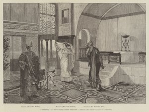 Hypatie, au théâtre Haymarket, La tentation d