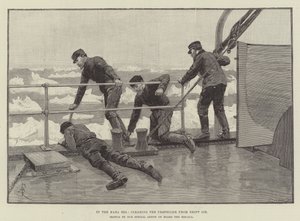 Dans la mer de Kara, dégagement de l