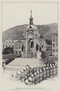 Statue du jubilé de la reine dévoilée à Hong Kong - Amedee Forestier