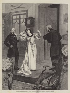 Madame Sarah Bernhardt en Magda dans la pièce Heimat de Sudermann, au théâtre de Daly
