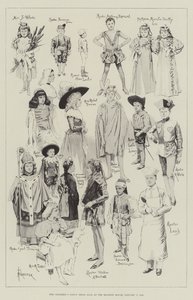 Le bal costumé des enfants au Mansion House, 7 janvier 1896
