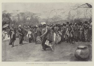 La question de la frontière Lagos-Dahomey, une danse indigène dans le district disputé de l