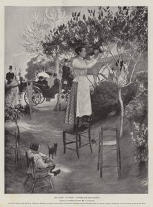 La Reine à Cimiez, des Fleurs pour Sa Majesté - Amedee Forestier