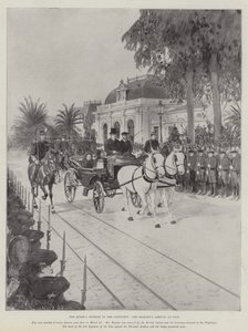 Le voyage de la reine sur le continent, l