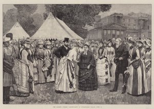 La garden-party du jubilé de la reine au palais de Buckingham, 29 juin - Amedee Forestier
