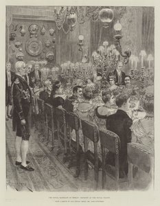 Le Mariage Royal à Berlin, Banquet au Palais Royal - Amedee Forestier