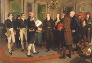 La signature du traité de Gand, veille de Noël, 1814, 1914