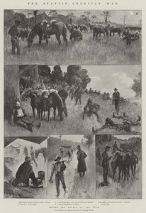 La guerre hispano-américaine, avant la bataille de San Juan - Amedee Forestier