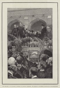 Le défunt M. C. H. Spurgeon, funérailles au cimetière de Norwood, l