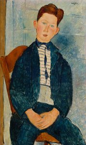 Garçon en pull rayé, 1918 - Amedeo Modigliani
