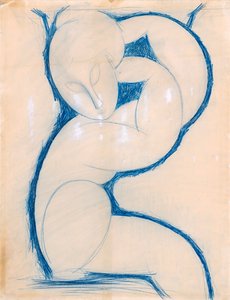 Caryatide, 1913-1915 - Amedeo Modigliani