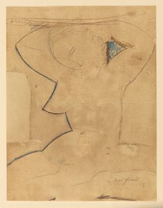 Caryatide au Sein Pointu - Amedeo Modigliani
