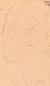 Tête - Bairon - Amedeo Modigliani