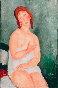 Jeune femme à la chemise - Amedeo Modigliani
