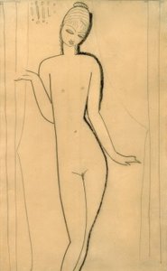 Jeune fille nue – Caryatide - Amedeo Modigliani