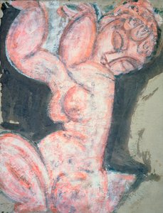 Nu rose, caryatide