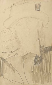 Portrait de Blaise Cendrars, c.1916-18 - Amedeo Modigliani