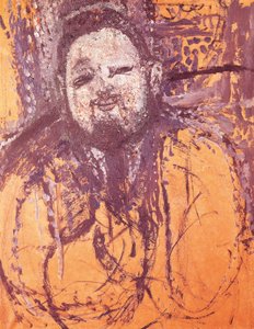 Portrait de Diego Rivera, par Amedeo Modigliani, huile et tempera sur toile - Amedeo Modigliani