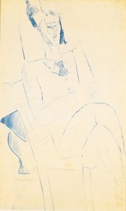 Portrait de Jean Cocteau, vers 1916 - Amedeo Modigliani