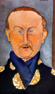 Portrait du peintre Léon Bakst 1866-1924, 1917