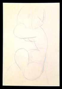 Femme nue assise