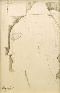 Tête de femme - Amedeo Modigliani