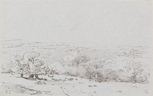 Approche en voiture de Bromley Hill, c.1803 - Amelia Long