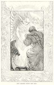 Deux formes lumineuses le rencontrèrent - Amelia M. (attr.to) Bowerley or Bauerle