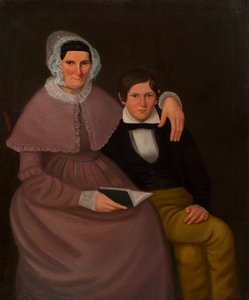 Portrait de Hannah et Joseph Cresswell - American