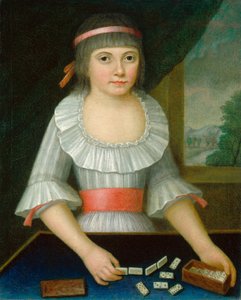 La fille au domino - American 18th Century