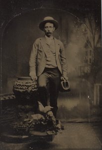 Dr. J. A. Marshall, Médecin & Chirurgien, Williamsburg, Indiana - American 19th Century