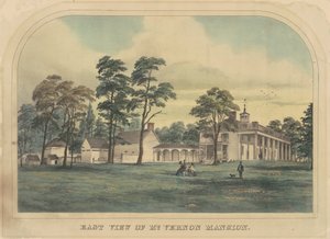 Vue est du manoir de Mount Vernon