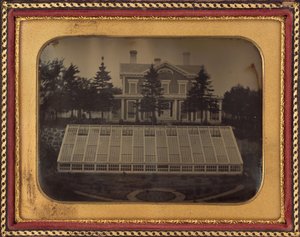 Maison avec serre, Virginie - American 19th Century