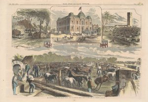 Croquis de guerre dans la capitale - American 19th Century
