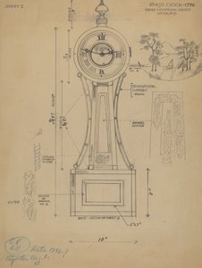 Horloge banjo - American 20th Century
