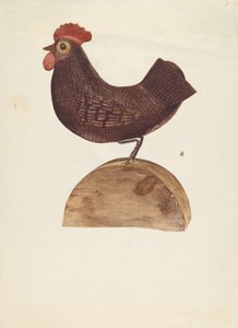 Oiseau sculpté - American 20th Century