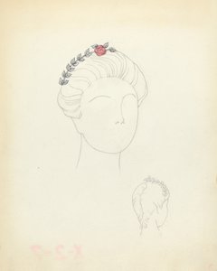 Ornement de cheveux - American 20th Century
