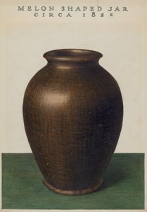 Pot en forme de melon
