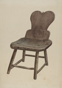 Chaise allemande de Pennsylvanie - American 20th Century