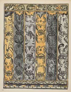Planche 22 : Décoration murale, Laguna : Du portfolio "Spanish Colonial Designs of New Mexico"