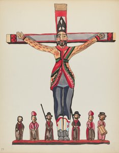 Planche 29 : Saint Acacius : Du Portfolio "Dessins Coloniaux Espagnols du Nouveau-Mexique"